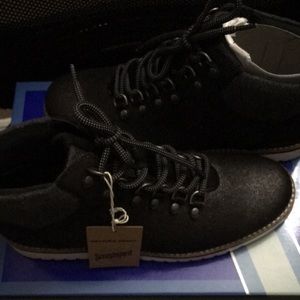 Black and Gray White Mountain boots